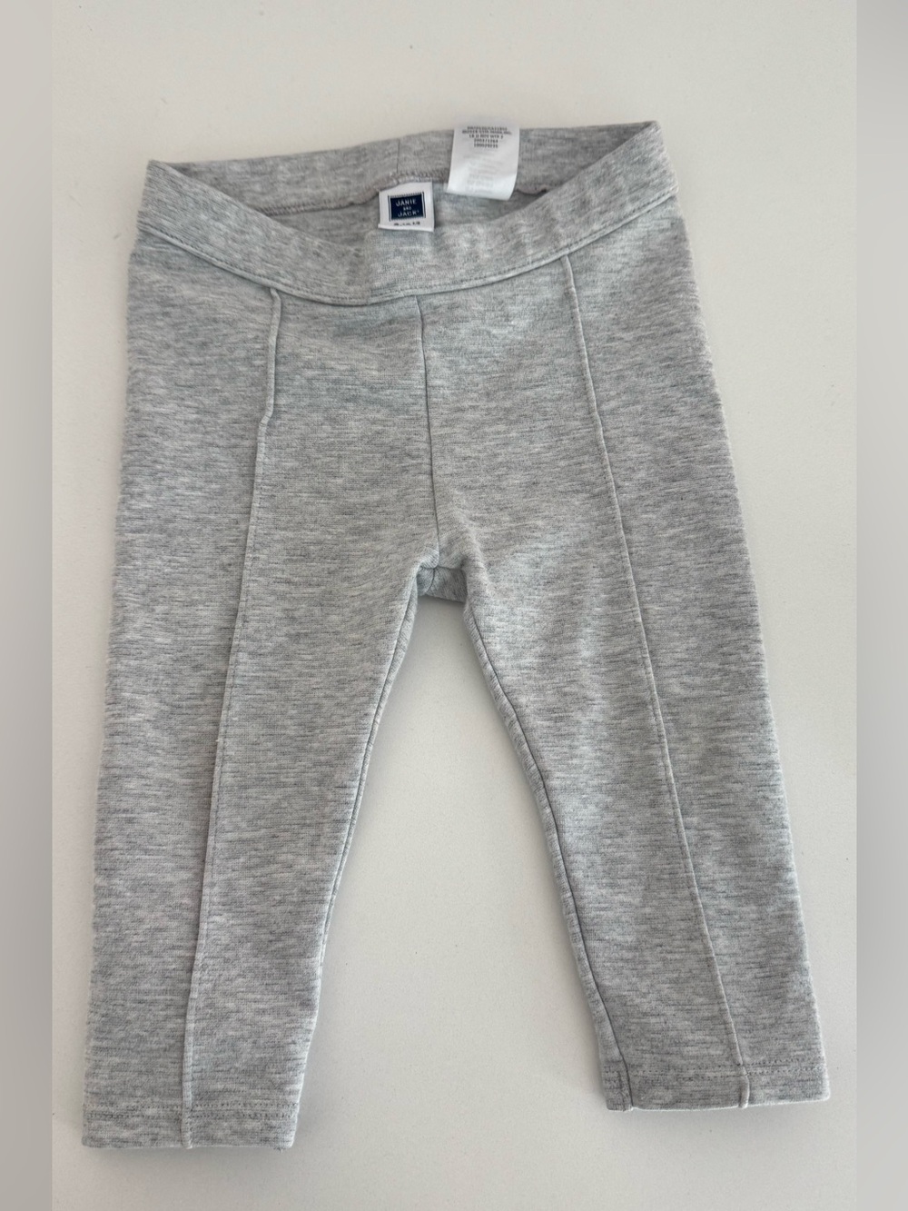 Basic Grey Baby Leggings - Soft Heather Grey Kids Bottoms